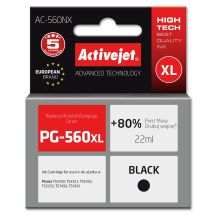 Activejet AC-560NX Tinte (Ersatz für Canon PG-560XL; Supreme; 22 ml; Schwarz)