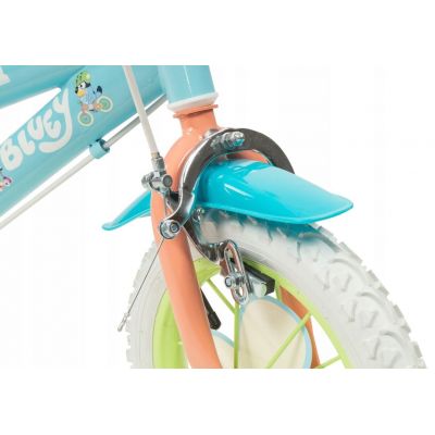 5. TOIMSA Bluey 12" Kinderfahrrad Blau und Limette