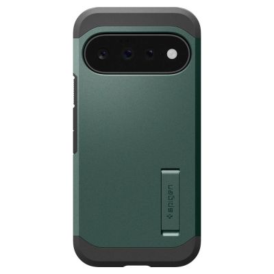 4. Spigen Tough Armor Mag MagSafe Hülle für Google Pixel 11 – Dunkelgrün