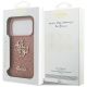 8. Guess Fixed Glitter Big 4G Case für iPhone 17 Pro - Rosa