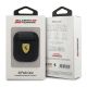 4. Ferrari FESA2LEBK AirPods-Abdeckung schwarz/schwarz On Track Leather