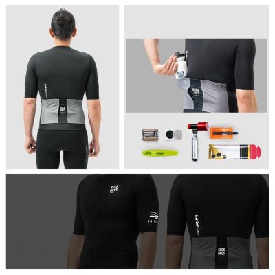 4. Rockbros 15220032001 ROAD TO SKY Herren-Radtrikot Kurzarm S - Schwarz