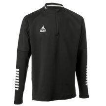 SELECT Monaco v 24 – Schwarzes Fußball-Trainings-Sweatshirt mit 1/2-Reißverschluss