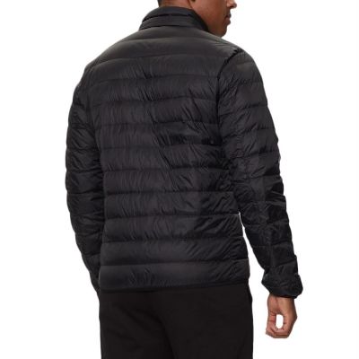 2. EA7 Emporio Armani Herren Daunenjacke, isoliert, Übergangsjacke, Schwarz (8NPB23-PNGPZ-0208)