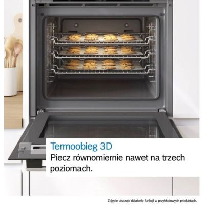 28. BOSCH HBG571EB4 Einbaubackofen, 60 x 60 cm, schwarz