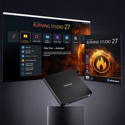 13. Intenso EOD 400D Slim Optische Disc DVD Super Multi DL Schwarz