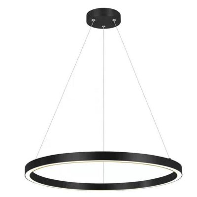 LED-Hängeleuchte MIDWAY 60 cm schwarz III