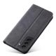 3. Magnet Fancy Case Cover für Samsung Galaxy S22 + (S22 Plus) Tasche Brieftasche Kartenhalter Schwarz