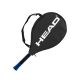 3. Head Novak 23 cv3 3/4 Tennisschläger mit Hülle, schwarz und blau, 235014 SC06