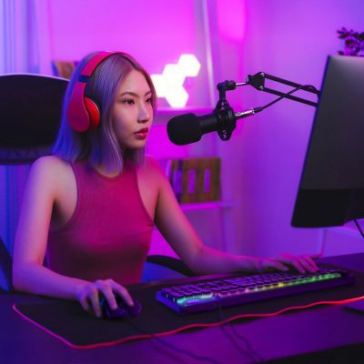 9. Wozinsky WKG-200 RGB Membran-Gaming-Tastatur mit Scrollrad – Schwarz