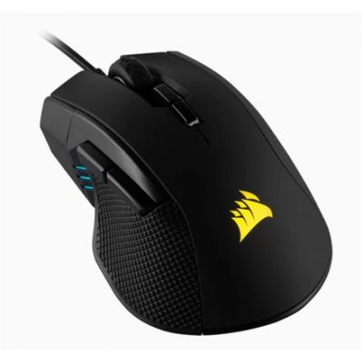 11. Corsair IRONCLAW FPS/MOBA RGB Black Gaming-Maus