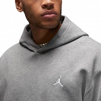 3. Air Jordan Essentials Fleece-Hoodie für Herren, Carbon Heather - FJ7774-091