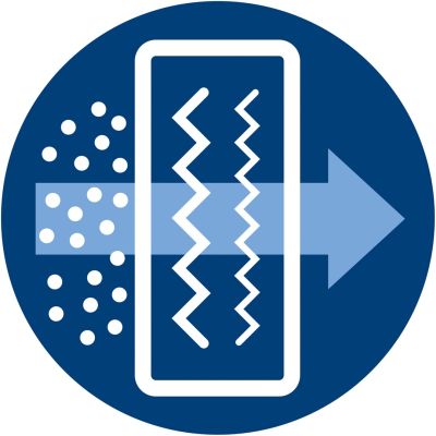 Philips Staubsaugerbeutel (Textil; Philips FC8021/03; 4 Stück)