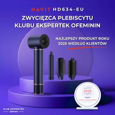 31. Heißluft-Lockenstyler Havit HD634 (4 Aufsätze)