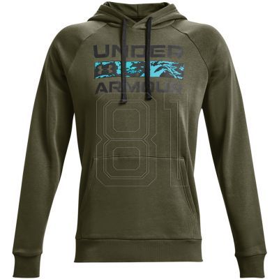 5. Under Armour Rival FLC Signature HD M Sweatshirt 1366363 390