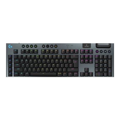 Logitech G G915 X Lightspeed Gaming-Tastatur USB + RF Wireless + Bluetooth QWERTZ Amerikanisches/Internationales Schwarz