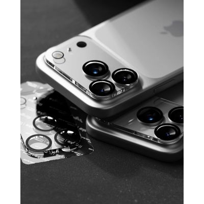 6. Ringke Kamera-Vollschutzfolie aus gehärtetem Glas (2er-Pack) für iPhone 18 Pro Max – Schwarz