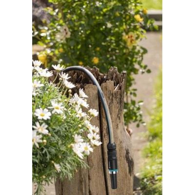 3. Gardena 18931-20 Gartenschlauch 20 m, oberirdisch, Kunststoff, thermoplastisches Elastomer, Schwarz, Blau, Grau