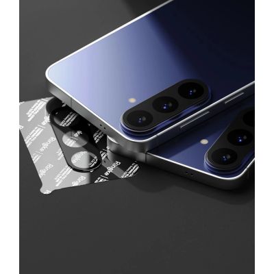 5. Ringke Kamera-Vollschutzfolie aus gehärtetem Glas (2er-Pack) für Samsung Galaxy S26 FE – Schwarz