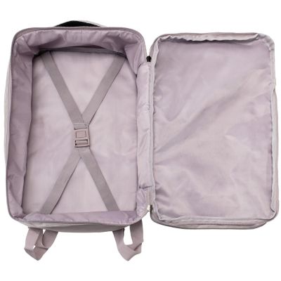 6. Rosa Flugzeug-Rucksack mit Laptopfach SEMI LINE