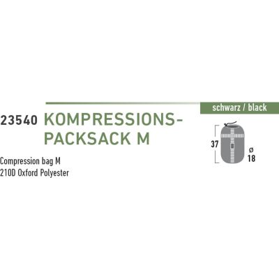 4. High Peak Kompressionssack (37x18cm) Größe M 23540
