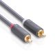 4. Ugreen AV104 10520 Audiokabel 2RCA (männlich) / 2RCA (männlich) 5 m – grau