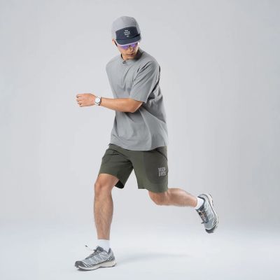 3. Rockbros YDDK015 Shorts mit Gürtel, Größe L – grün