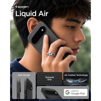 8. Spigen Liquid Air Hülle für Google Pixel 11 – Mattschwarz