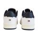 4. Tommy Hilfiger Retro Court Mix Cupsole Herrenschuhe Weiß - FM0FM04006 YBR