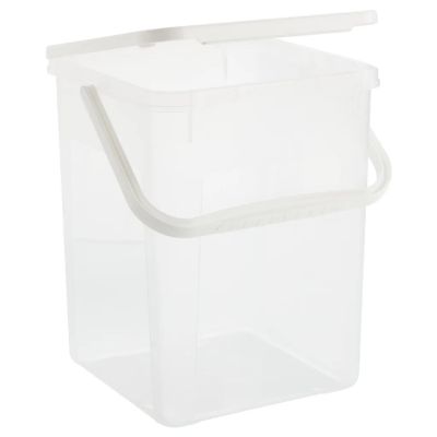 5. ROTHO Waschmittelbehälter 5 kg 9 l Transparent/Weiß