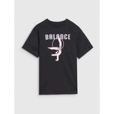 5. Oversized T-Shirt mit Aufdruck für Mädchen 4F FJRSS25TTSHF2646-20S