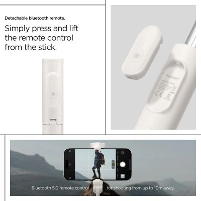 20. Spigen S541W Bluetooth-Selfie-Stick – Weiß