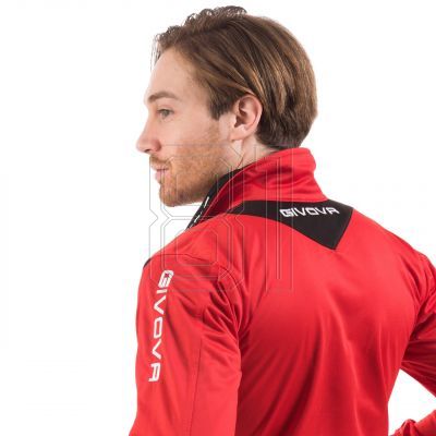 20. Givova Tuta Visa TR018 1210 Trainingsanzug Rot/Schwarz