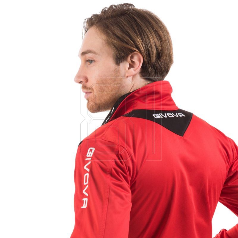 20. Givova Tuta Visa TR018 1210 Trainingsanzug Rot/Schwarz