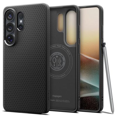 Spigen Liquid Air Mag MagSafe Hülle für Samsung Galaxy S26 Ultra – Schwarz