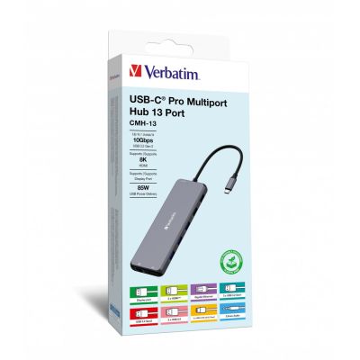 Verbatim CMH-13 USB-C Dock/Replikator (32153)