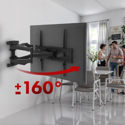 12. Maclean MC-781 TV-Wandhalterung (Schwenk-, Wand- und Neigefunktion; 26" - 55"; max. 45 kg)