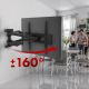 12. Maclean MC-781 TV-Wandhalterung (Schwenk-, Wand- und Neigefunktion; 26" - 55"; max. 45 kg)