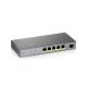 7. Zyxel GS1350-6HP 6-Port PoE-Switch (PoE+: 3; PoE++: 2) 60W Managed Gigabit
