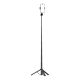 10. Selfie Stick WC1Y2S Teleskopstativ 1,3 m aus Aluminiumlegierung mit Telefonhalter – Schwarz