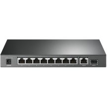 TP-Link TL-SG1210P Netzwerk-Switch, unmanaged Gigabit Ethernet (10/100/1000), PoE-Unterstützung, Grau