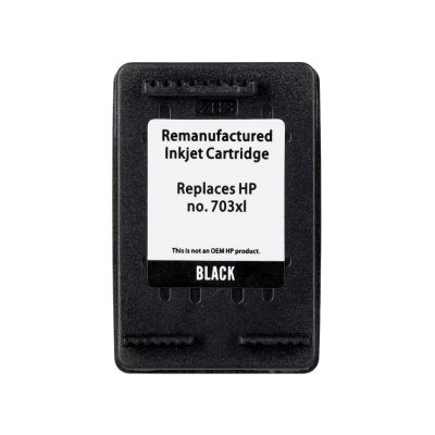 Superbulk-Tinte für HP B-H703Bk Drucker (ersetzt HP 703 CD887) Standard Schwarz