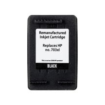 Superbulk-Tinte für HP B-H703Bk Drucker (ersetzt HP 703 CD887) Standard Schwarz