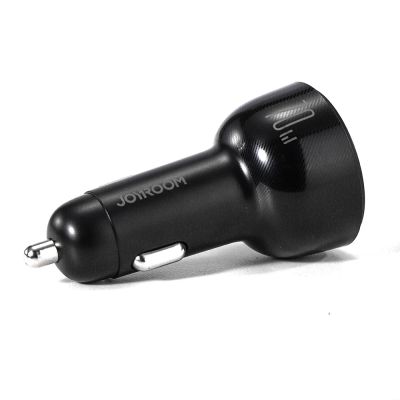 9. Joyroom 70W Autoladegerät mit 3 Anschlüssen: USB, 2 x USB C schwarz (JR-CL26)