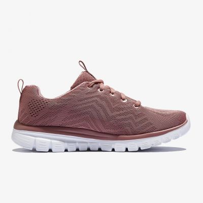 3. Skechers Graceful Get Connected Rosa Damen Sneakers (12615-MVE)