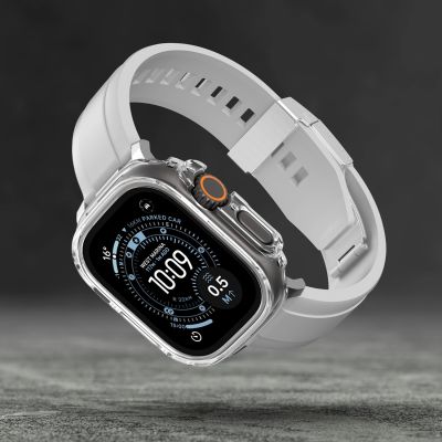 8. AmazingThing Minimalistische Schutzhülle für Apple Watch Ultra 3 49 mm – Transparent