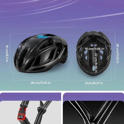 2. Rockbros TS-42 leichter Fahrradhelm 58-62 cm - Titan