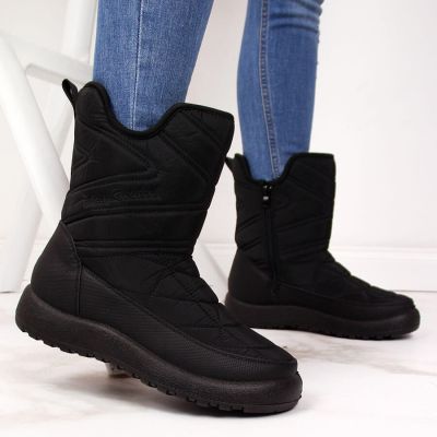 9. NEWS W EVE309A wasserdichte Schneestiefel schwarz 