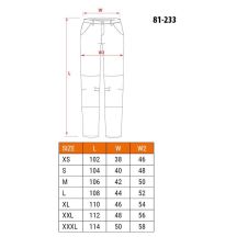 Jeans-Arbeitshose mit 5 Taschen, schwarz, Größe S