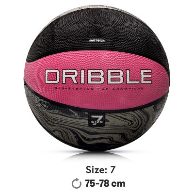 4. Meteor Dribble Basketball Rosa